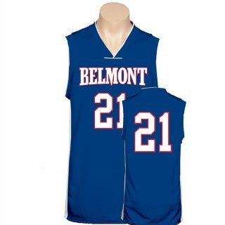 Belmont Replica Royal Adult Basketball Jersey '#21'  Sports Fan Jerseys  Sports & Outdoors