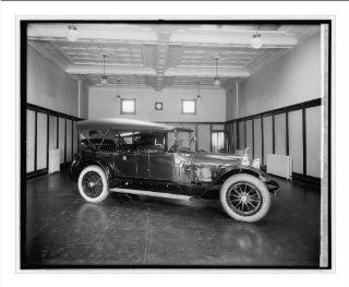 Historic Print (L) Pres. Harding's new $ 9, 000.00 White House locomobile, 1921  