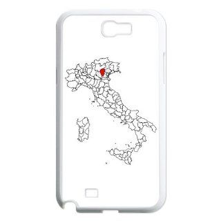 Map of Italy Samsung Galaxy Note 2 N7100 Case Hard Plastic Samsung Galaxy Note 2 N7100 Case Cell Phones & Accessories
