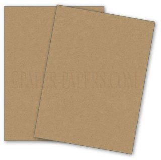 DUROTONE PACKING BROWN WRAP   8.5X11 Card Stock Paper   80lb Cover   50 PK 