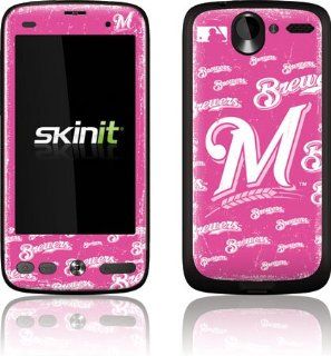 MLB   Milwaukee Brewers   Milwaukee Brewers   Pink Cap Logo Blast   HTC Desire A8181   Skinit Skin Cell Phones & Accessories