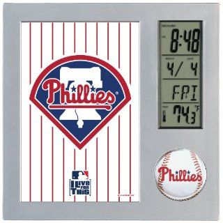 MLB Philadelphia Phillies Digital Desk Clock  Sports Fan Alarm Clocks  Sports & Outdoors