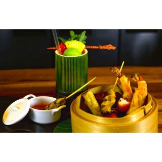3 Course Dinner and Wine for Two at Hilton Park Lane Trader Vics      Experience Days