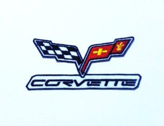 Corvette Logo Iron on Patch for Cloth, hat, jeans, t Shirt