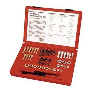 Kastar Hand Tools (KAS971) 48 pc. SAE & Metric Thread Restorer Kit   Tap And Die Sets  