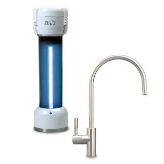 Zuvo Water ZFS355 300/Moorea Under counter water purator with beverage faucet Brushed nickel   Faucet Mount Water Filters  