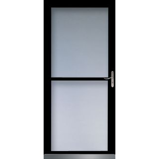 LARSON Black Tradewinds Full View Tempered Glass Storm Door (Common 81 in x 36 in; Actual 80.71 in x 37.56 in)