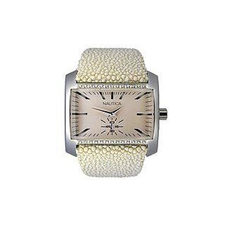 Nautica Clipper II Stone Bezel Stingray Strap Women's Watch #N16500L Watches