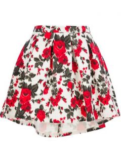 Msgm Floral Skirt