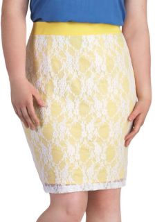 Canary Song Skirt in Plus Size  Mod Retro Vintage Skirts