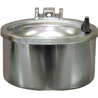 Rubbermaid Commercial Steel Smokers Station Wall Mount Urn, Round, 4.5" Diameter x 3" Height