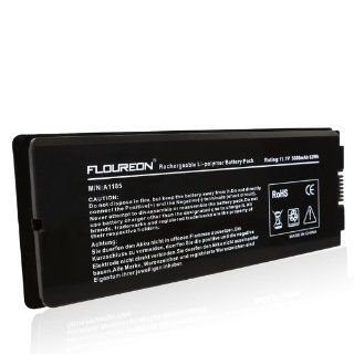 FLOUREON® Laptop Battery for Apple MacBook 13 inch 13.3 inch A1181 A1185 MA561 MA566 5600mAh Black Computers & Accessories