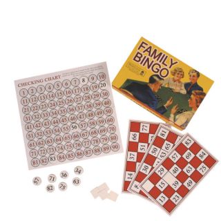 Family Bingo   Retro Board Game      Toys