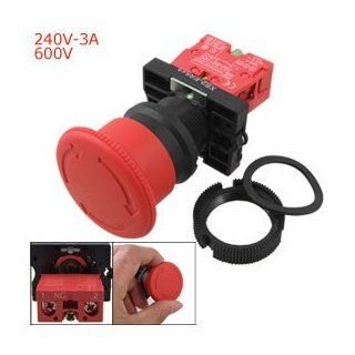 Emergency Stop Red Mushroom Button Push Locking Switch Watches