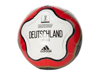 adidas OLP 14 Capitano Germany Soccer Ball Black/Poppy/Metallic Goldfo