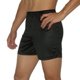 Mens Claiborne Soft & Comfortable Button Fly Boxer Shorts S(28 30) Black at  Mens Clothing store