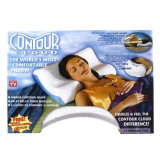 Contour Cloud Pillow with Cover   Standard