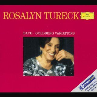 Johann Sebastian Bach Goldberg Variations (CD plus score)   Rosalyn Tureck Music