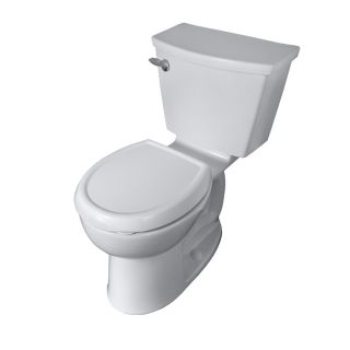 American Standard Studio White 1.28 GPF/4.85 LPF 12 in Rough in Watersense Round 2 Piece Standard Height Toilet