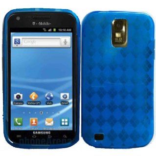 Blue TPU Case Cover for Samsung Hercules T989 Cell Phones & Accessories