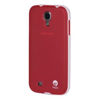 Amplim Samsung Galaxy S4 Slim Matte TPU Case + High Quality Polycarbonate Bumper Frame   Amplim Mist [TM] (AT&T, Verizon, Sprint, T Mobile)   Retail Packaging Aug 2013 New Model (Translucent Red) Cell Phones & Accessories