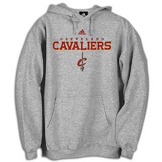 adidas Cleveland Cavaliers Ash True Court Hoody Sweatshirt  Sports Fan Sweatshirts  Sports & Outdoors