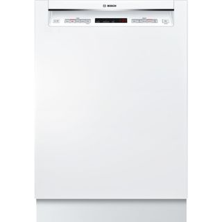 Bosch 500 Series 44 Decibel Built in Dishwasher with Stainless Steel Tub (White) (Common 24 in; Actual 23.625 in) ENERGY STAR