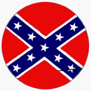 Confederate Rebel Flag   1 1/4" Button / Pin Clothing