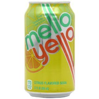 Mello Yello   Citrus Flavored Soda  Soda Soft Drinks  Grocery & Gourmet Food