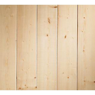 EverTrue 0.31 in x 3.66 in x 8 ft Unfinished Wood Wall Panel