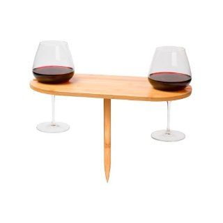 KitchInnovations Outdoor Picnic Wine Table Sports & Outdoors