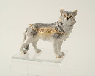 Shop Gray Wolf Jeweled Trinket Box Wolves Bejeweled at the  Home Dcor Store. Find the latest styles with the lowest prices from Private Label