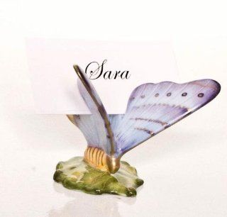 Anna Weatherley Flights of Fancy Butterfly Place Card Holder 3   Kitchen Linen Accessories