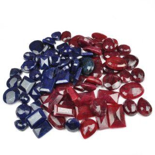 AAA Quality Natural 580.00 Ct+ Sapphire(India) & Ruby(Africa) Perfect Shape & Size Loose Gemstone Lot Aura Gemstones Jewelry