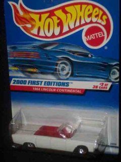 2000 First Editions #3 1964 Lincoln Continental With Hot Wheels Logo #2000 63 Collectible Collector Car Mattel Hot Wheels Toys & Games