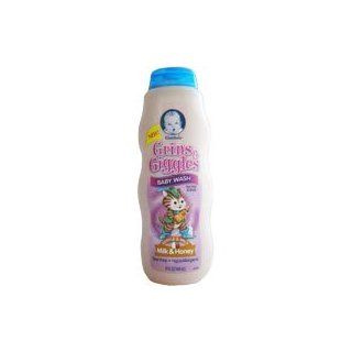 Gerber Grins & Giggles Baby Wash for Hair & Body   Milk & Honey 15 Fl. Oz. Health & Personal Care