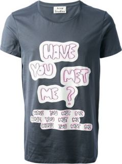 Acne Studios 'standard Bubble' T shirt   Capsule By Eso
