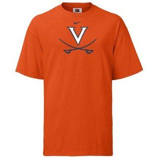 Nike Virginia Cavaliers Orange Classic Logo T shirt (X Large)  Sports & Outdoors