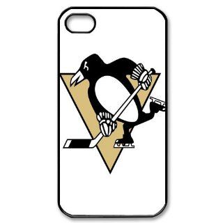 DIYCase Cool NHL Series Pittsburgh Penguins Stylish Back Proctive CustomCase Cover for iphone 4 4S 4G   1382316 Cell Phones & Accessories