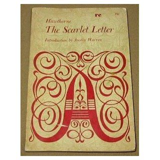 The Scarlet Letter Nathaniel Hawthorne Books