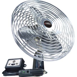 Schumacher 12 Volt Fan — 8in. Dia., 2-Speed, Model# 1229  12 Volt Accessories