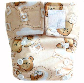 Kawaii Baby Newborn Reusable Cloth Diaper Pure & Natural 6   22 Lb. With 2 Microfiber Inserts "Milk Time"  Baby Diaper Covers  Baby