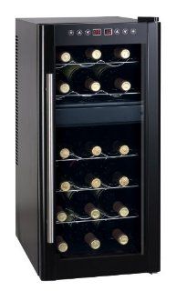Spt Dual Zone Thermo Electric Wine Cooler with Heating, 18 Bottles Appliances