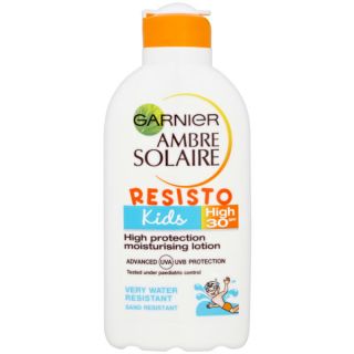 Garnier Ambre Solaire Resisto Kids Milk SPF30 200ml      Health & Beauty