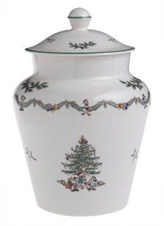 Spode Disney Christmas Tree Cookie Jar and Cover Kitchen & Dining