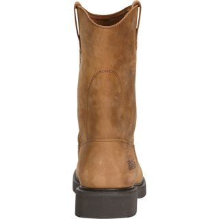 Gravel Gear 10in. Steel Toe Wellington Boot — Crazy Horse Brown, Size 13  Work Boots