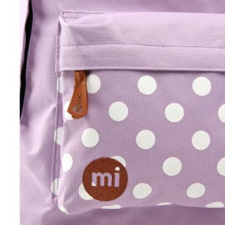 Mi Pac Polkadot Backpack   Lilac      Womens Accessories