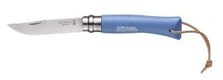 Opinel Trekking N07 Sky Blue with Leather Lace  Sports & Outdoors