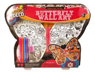 Doodle Deco Butterfly Wall Art Toys & Games