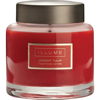 ILLUME   Desert Tulip scented candle jar